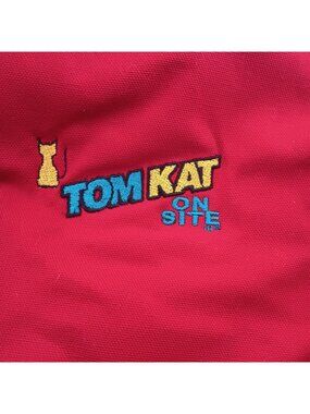 XL Vintage Quilted Work Jacket Trucking 1990's Tom Kat On Site North Dakota usa
